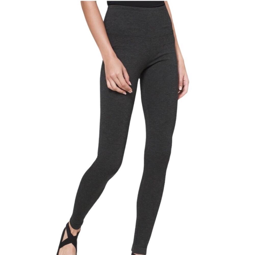 White House Black Market Gray Runway Leggings Sz 14